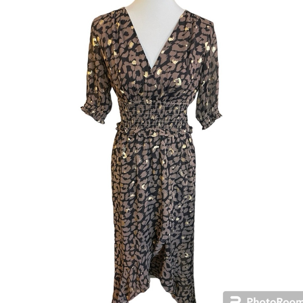 Animal Print Metallic Dress by Express NWT - Picture 3 of 9